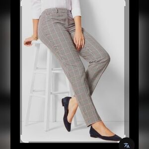 Talbots Multicolor Plaid Ankle Pants